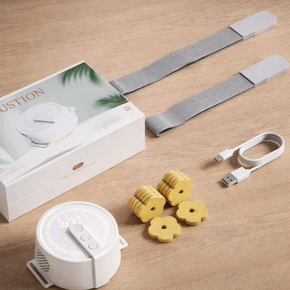 Step-by-step demo of beprana portable heat therapy device for back, neck and muscle relief